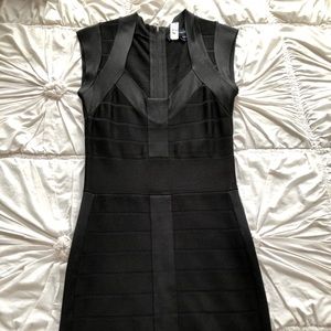 Black French Connection bandage dress